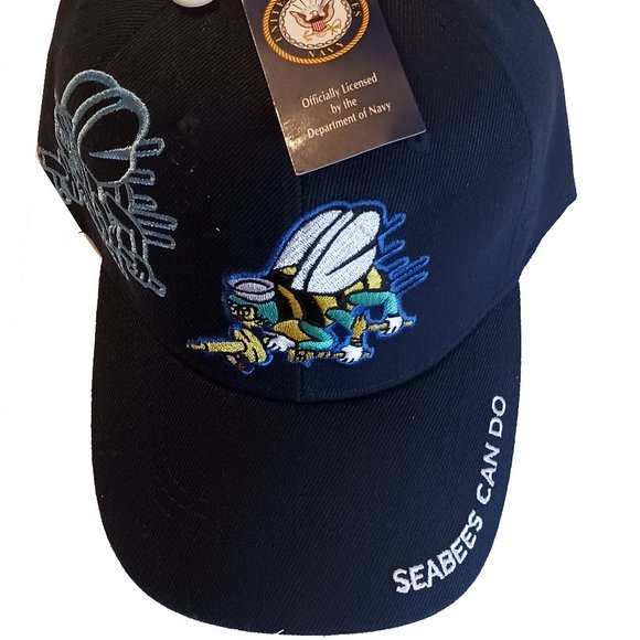 Seabees  Hat (Blue) - Picture 1 of 2